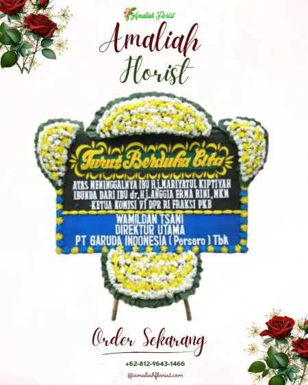 Papan Bunga Duka Belawa